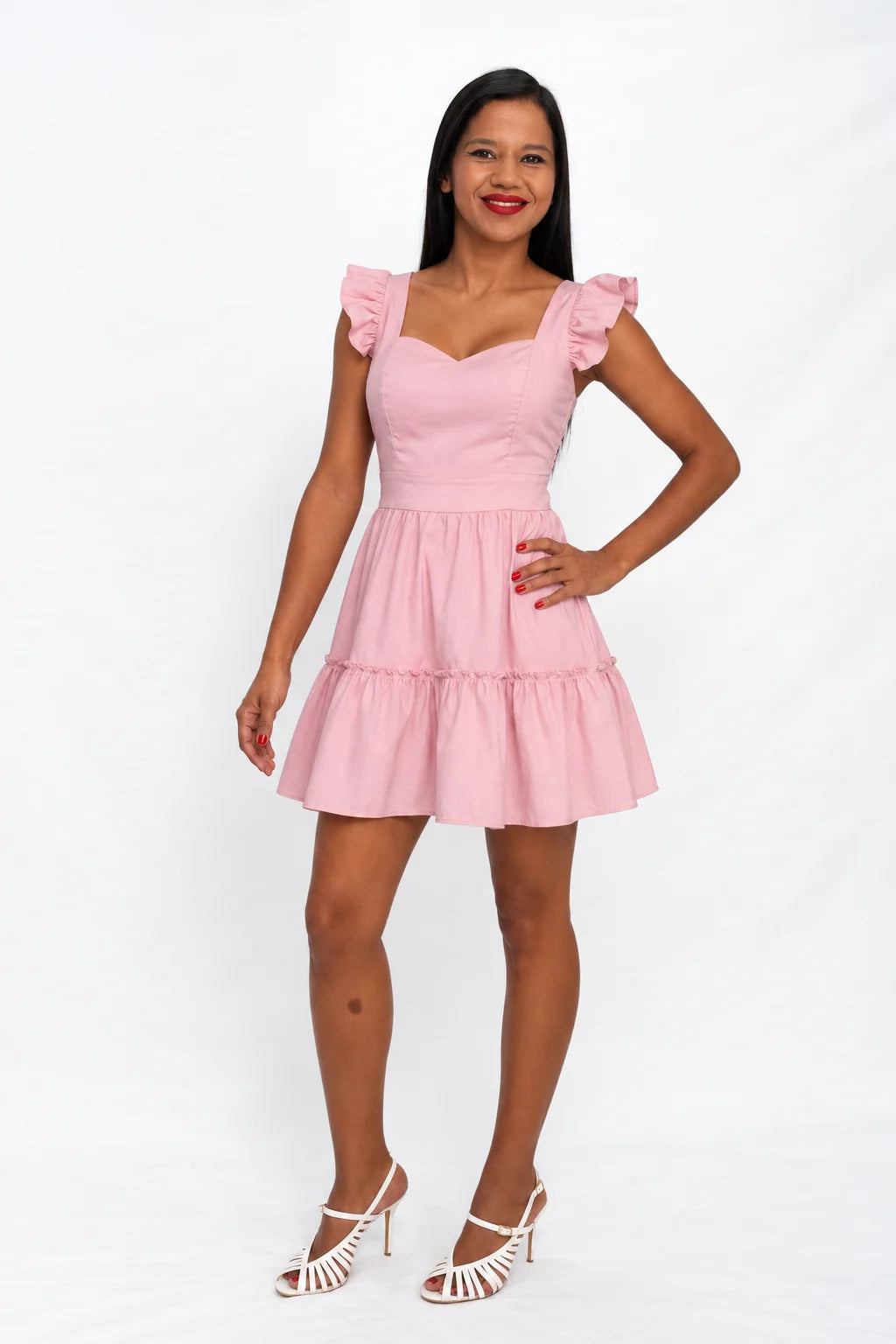 Arioma modelo 04, Rosa. Leslian · De pie (recreacion IA)